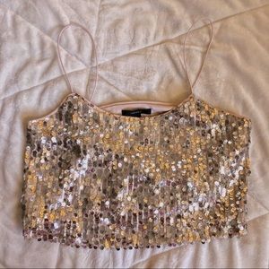Forever 21 Sequence Crop Top - Never worn!